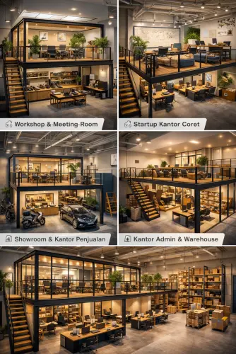 Mezzanine Ruang Kantor di Sawangan