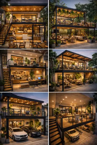 Mezannine Cafe Modern di Sawangan